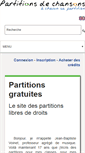 Mobile Screenshot of partitionsdechansons.com